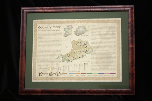 Our Know Thy Place Chart for Co. Cork, now available in the National Museum of Ireland